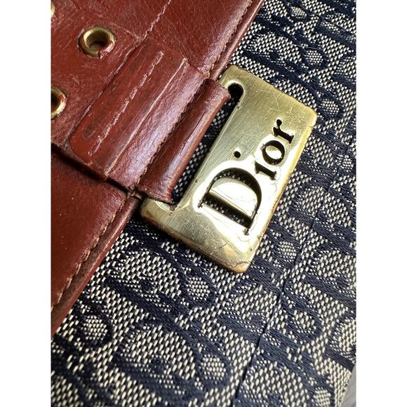 Lady DIOR Navy Blue Trotter Street Chic Wallet with Coin Pouch - Picture 16 of 16